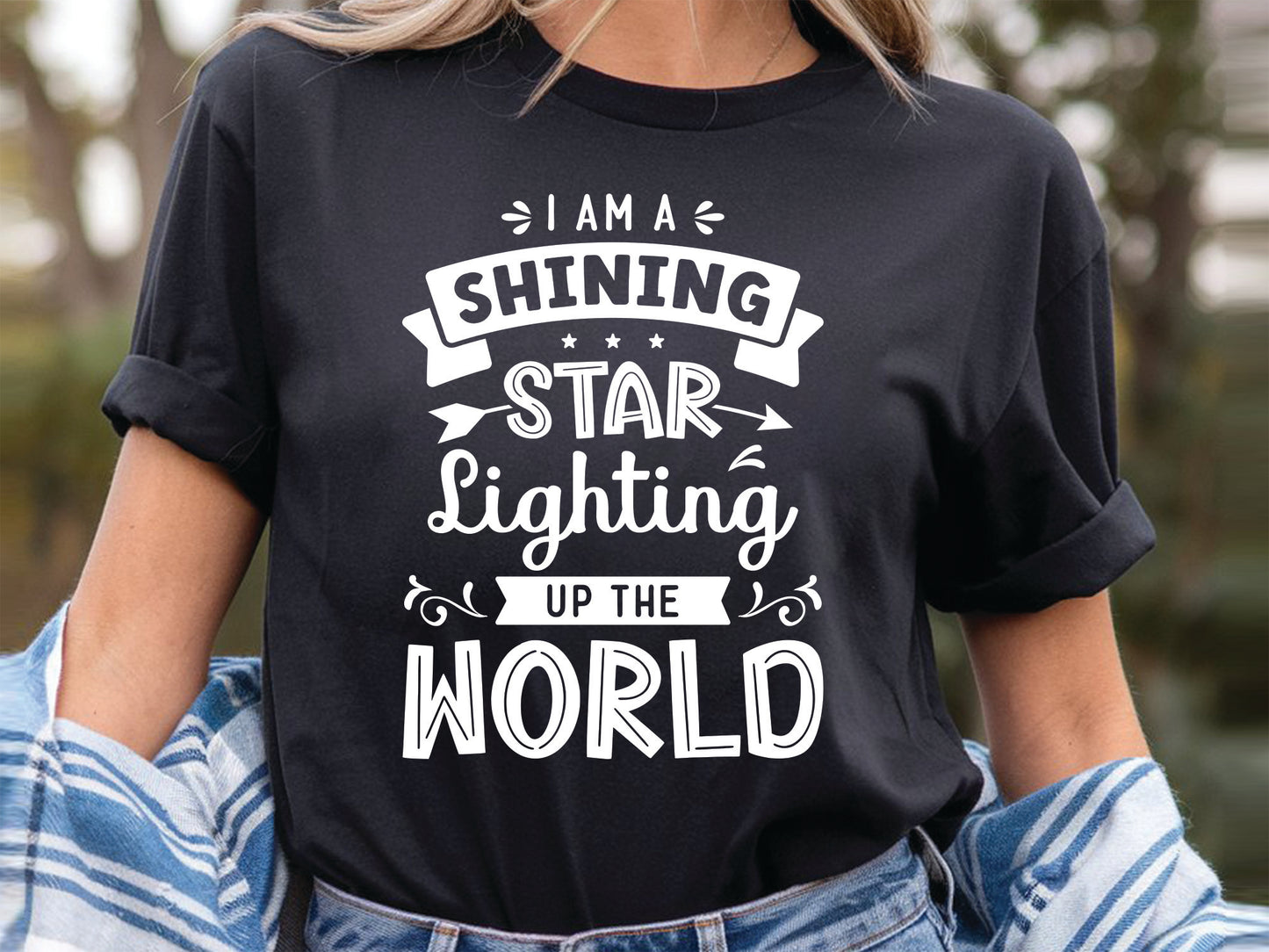 I'm A Shining Star Lighting UP The World - Girl Power SVG