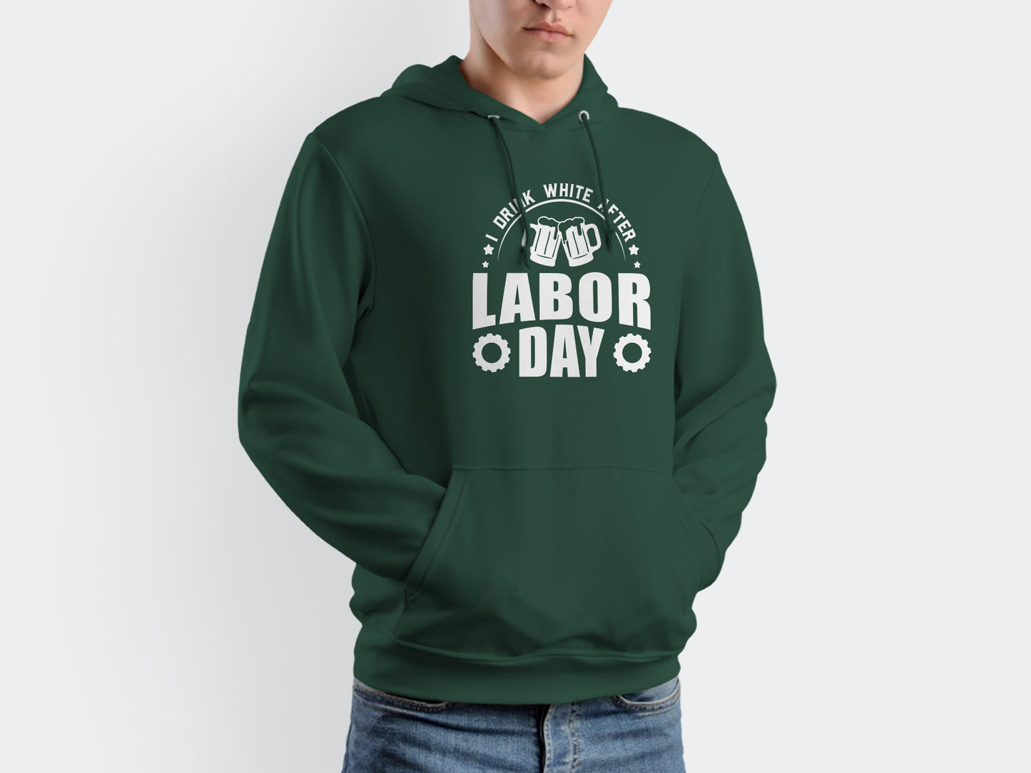 I Drink White After Labor Day Funny SVG