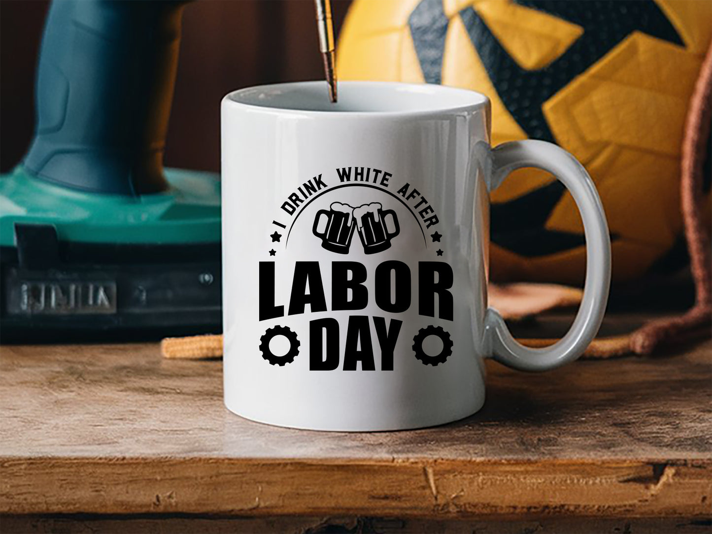 I Drink White After Labor Day Funny SVG