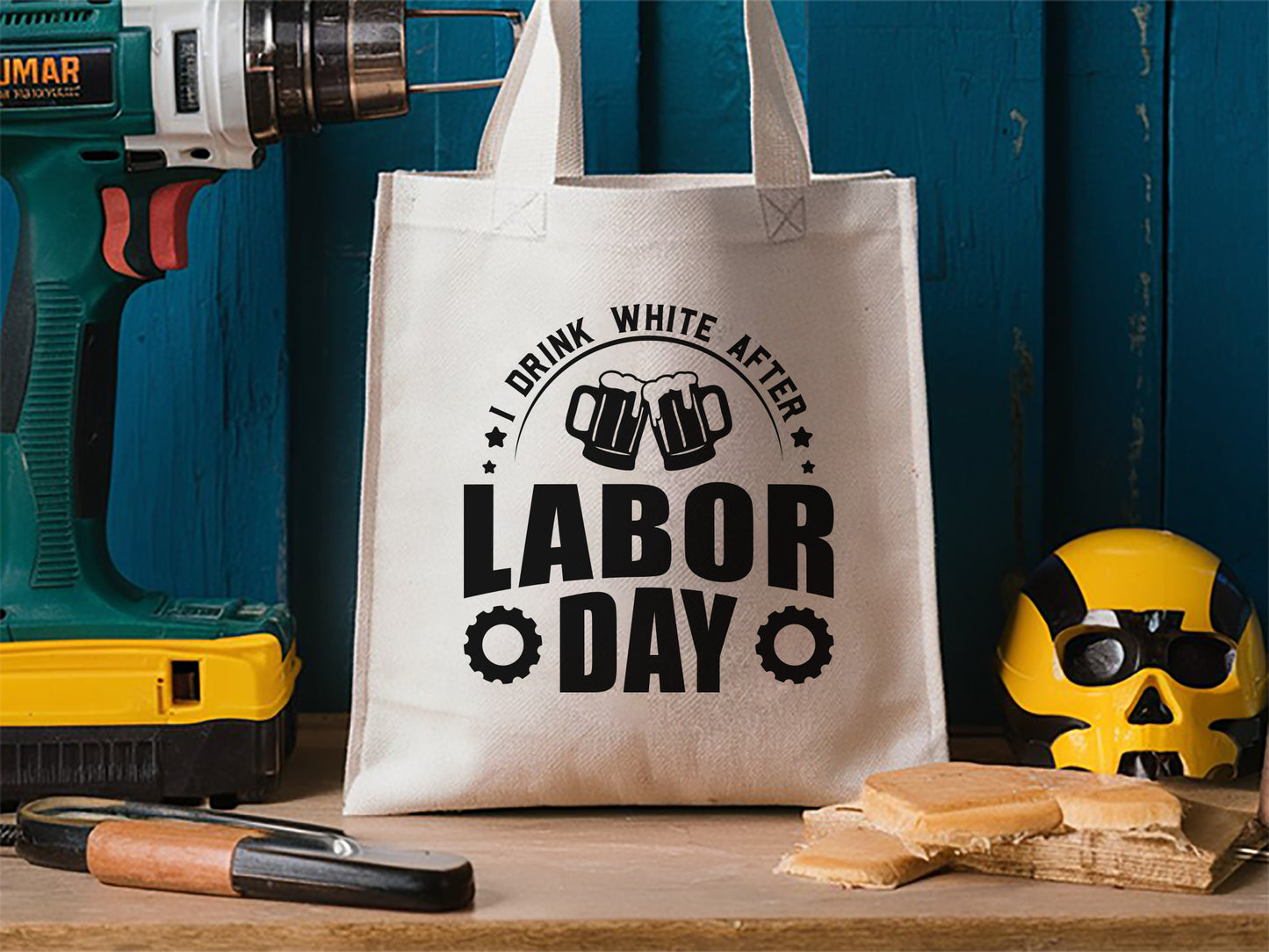 I Drink White After Labor Day Funny SVG