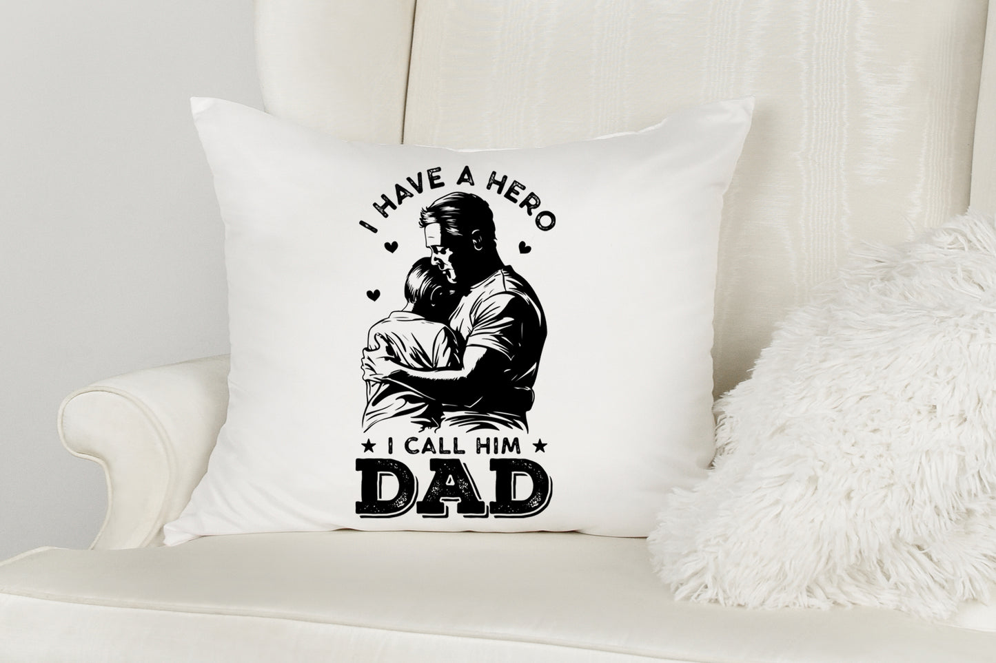 I Have a Hero I Call Him Dad, Fathers Day SVG File