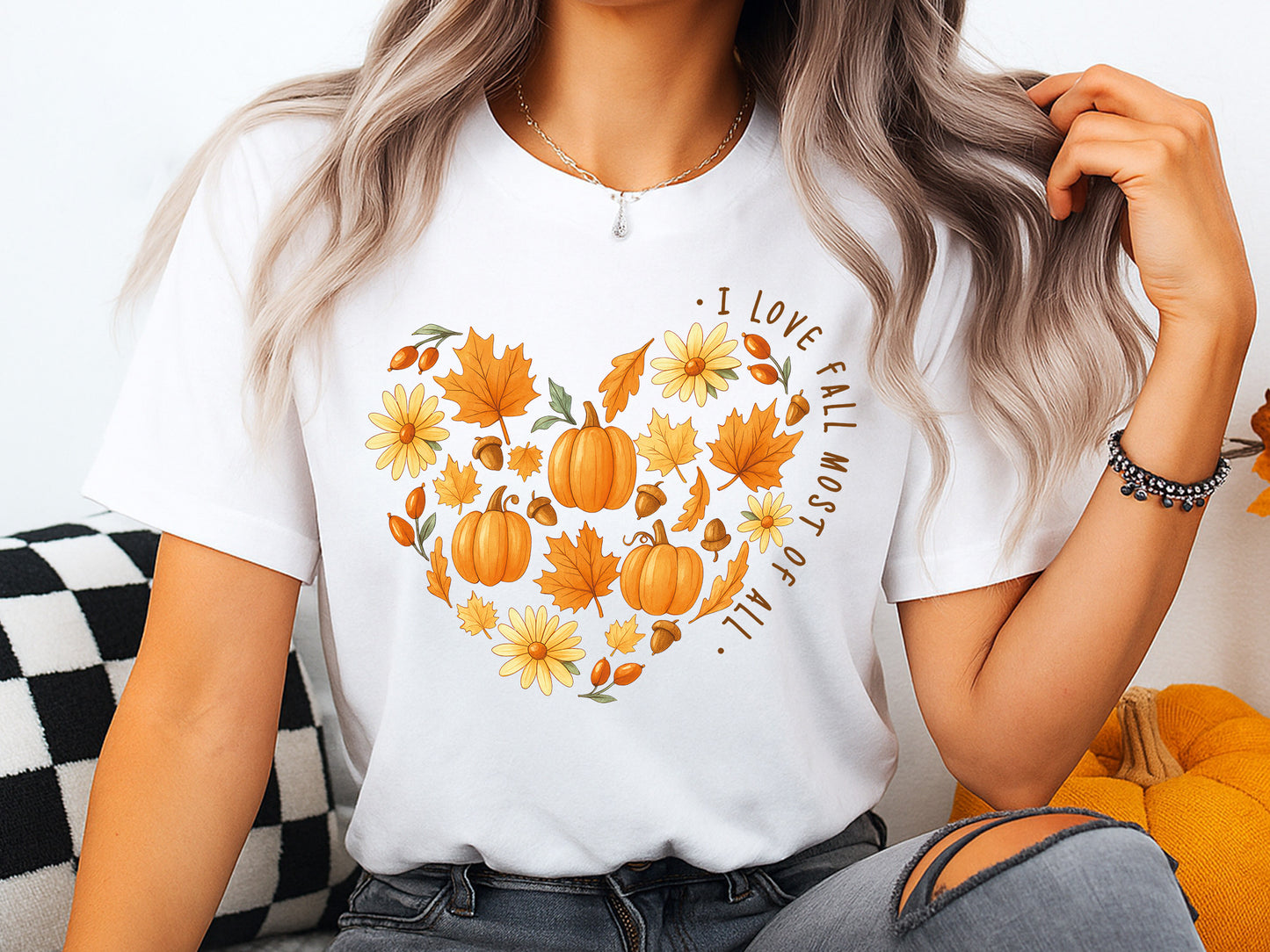 I Love Fall Most of All PNG Sublimation Print