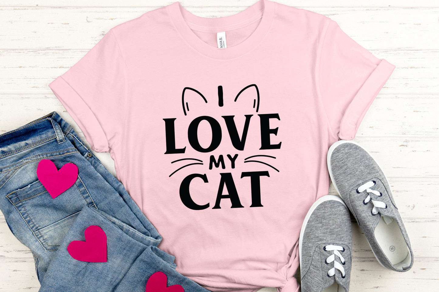 I Love My Cat SVG Cricut