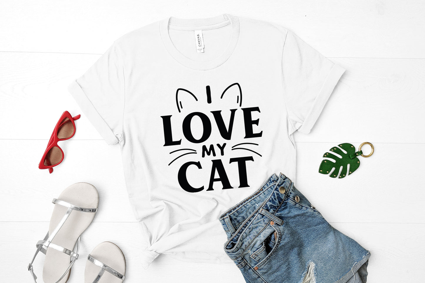 I Love My Cat SVG Cricut
