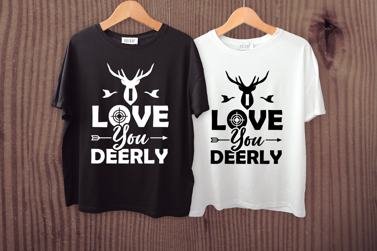 I Love You Deerly, Hunting SVG Design