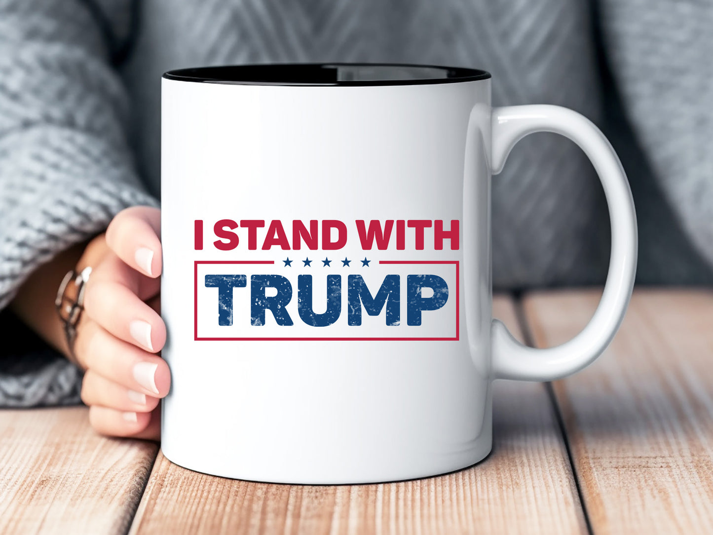 I Stand with Trump Sublimation Design