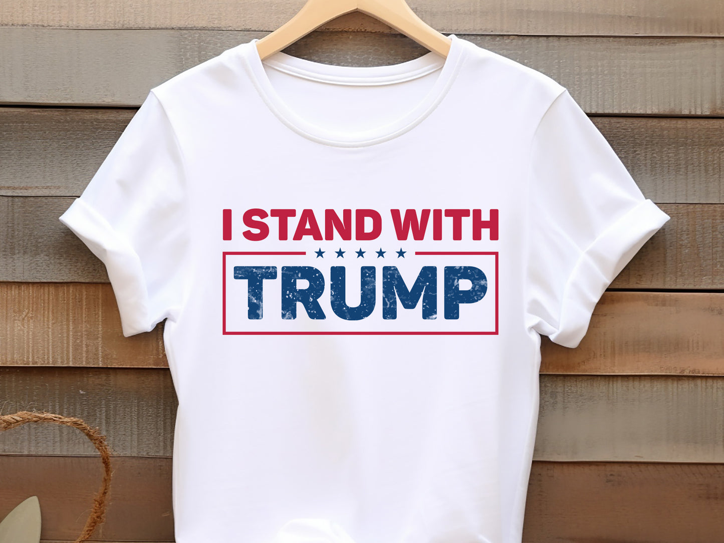 I Stand with Trump Sublimation Design