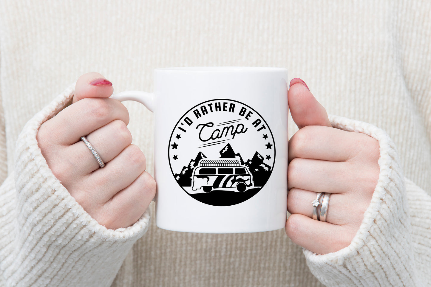 I'd Rather Be At Camp, Outdoor Life SVG Quote