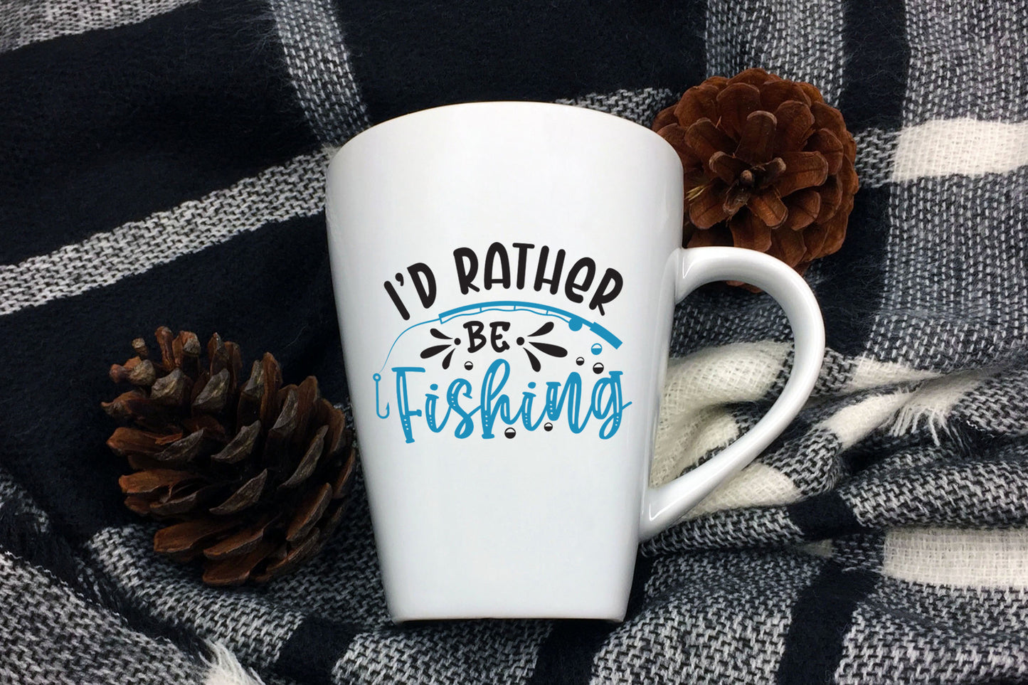 I'd Rather Be Fishing SVG File for Cricut