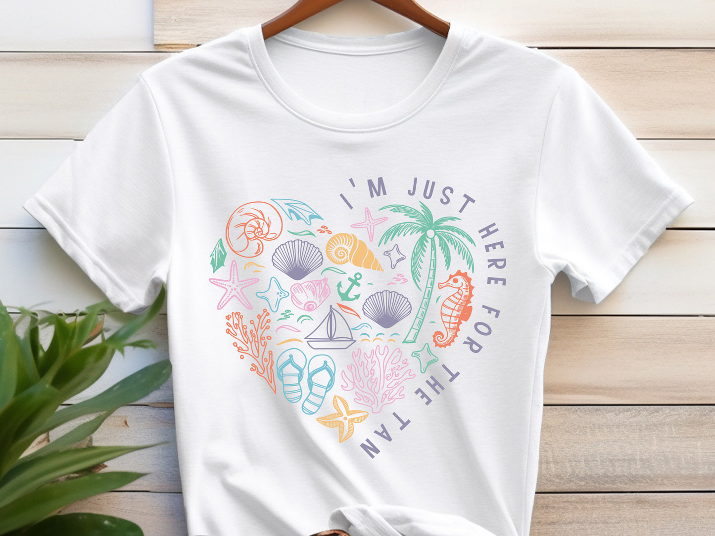 I'm Just Here for the Tan, Summer Vector SVG