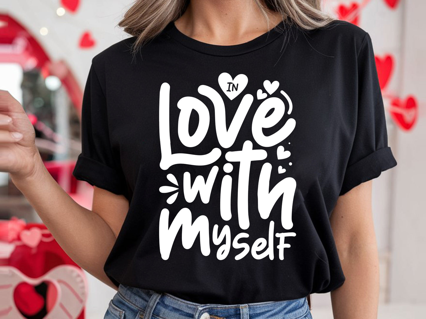 In Love with Myself, Anti Valentine SVG File