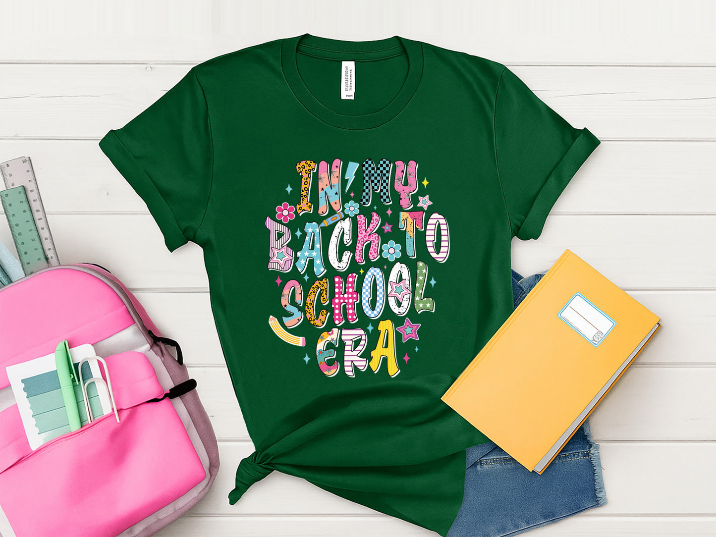 In My Back to School Era Preppy Sublimation