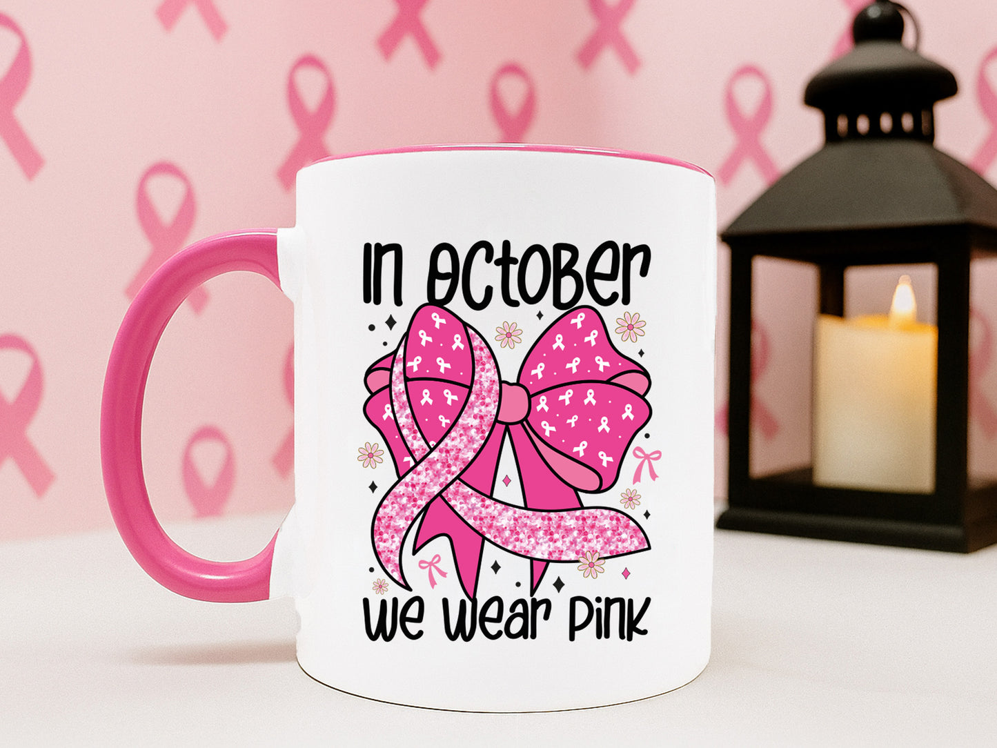 In October We Wear Pink, Breast Cancer Preppy Sublimation