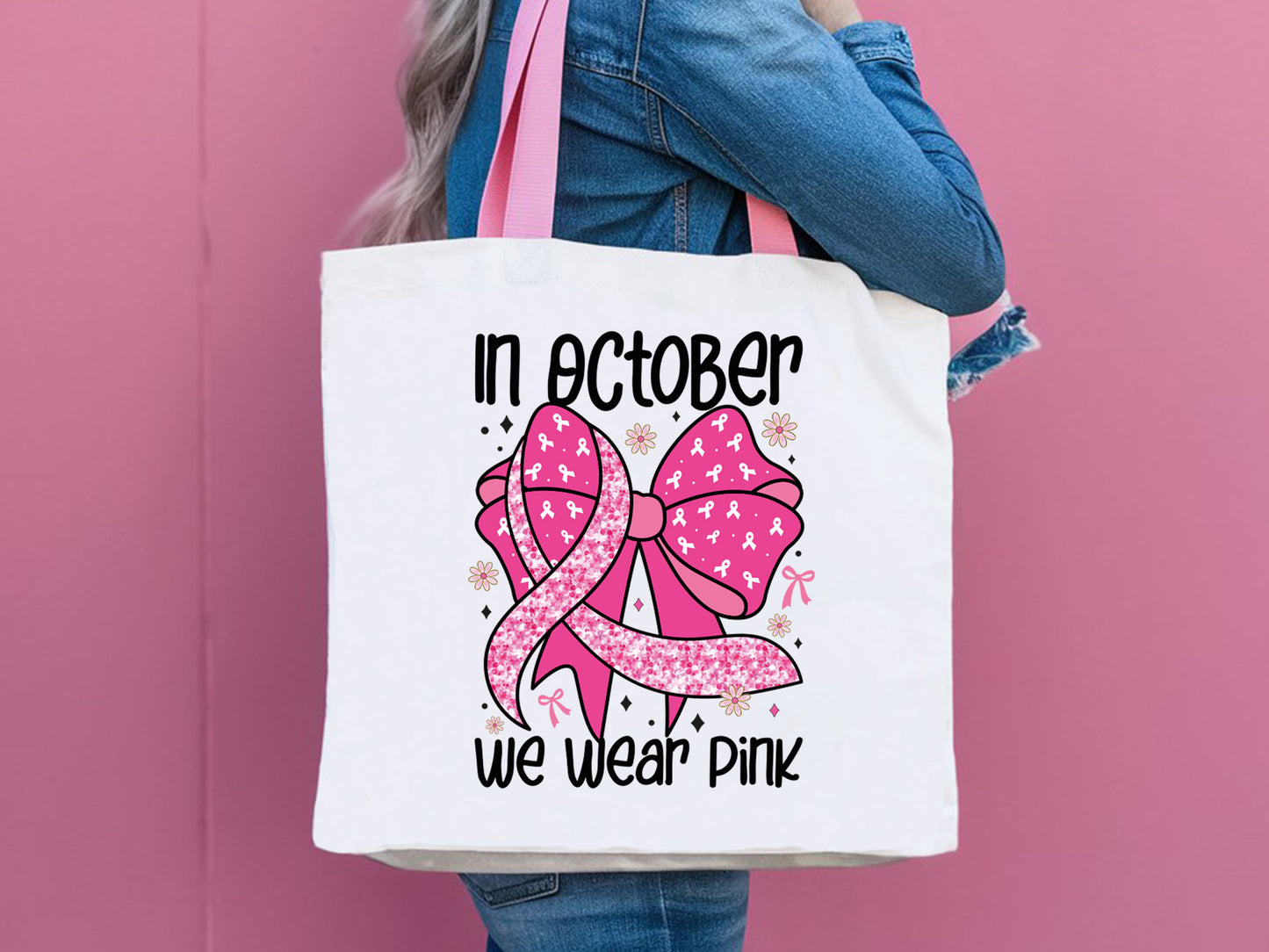 In October We Wear Pink, Breast Cancer Preppy Sublimation