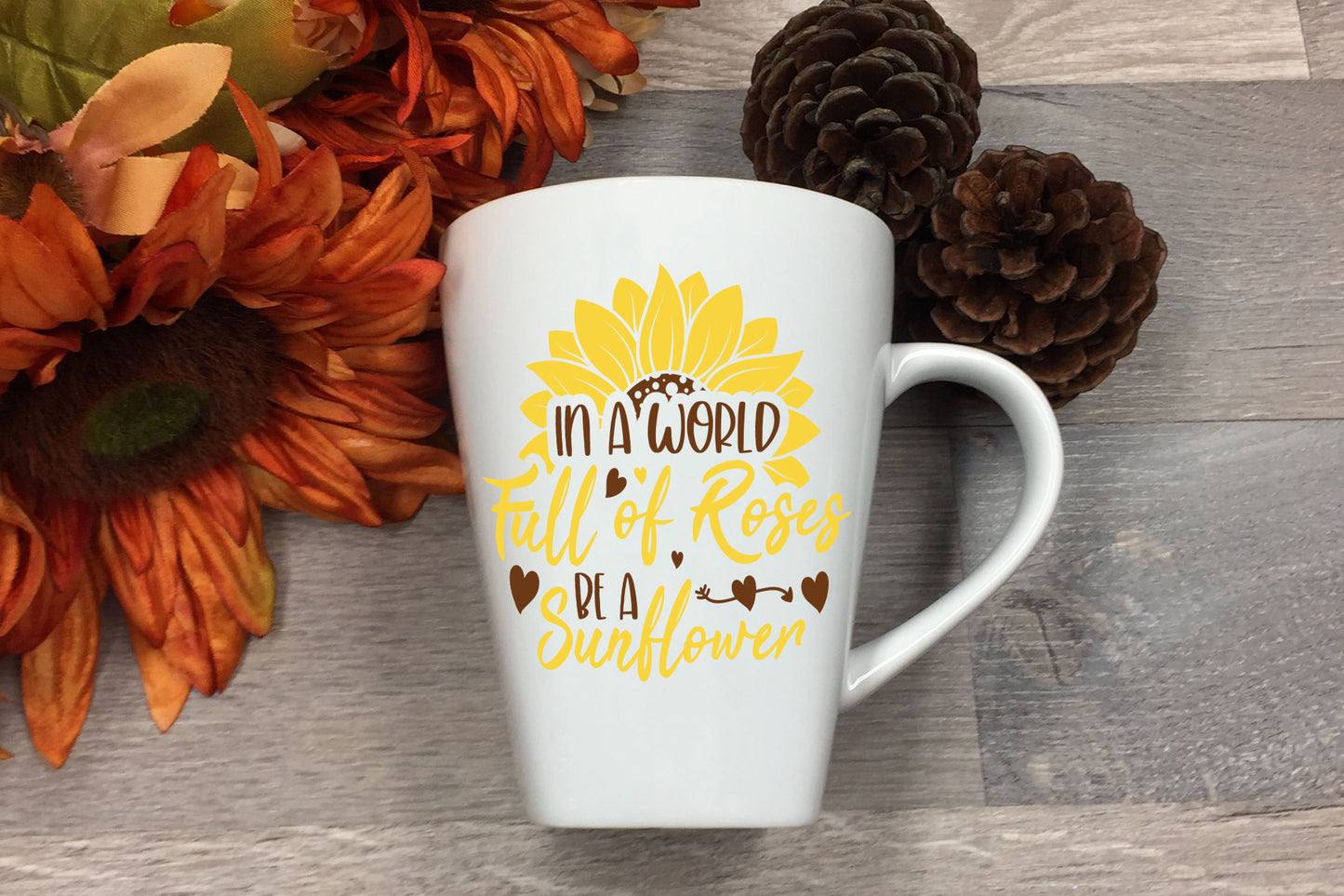 In a World Full of Roses be a Sunflower SVG File