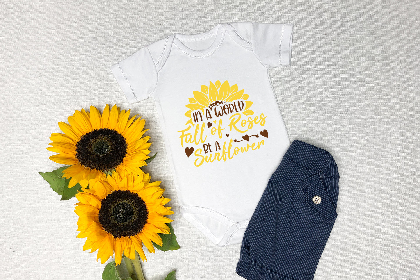 In a World Full of Roses be a Sunflower SVG File
