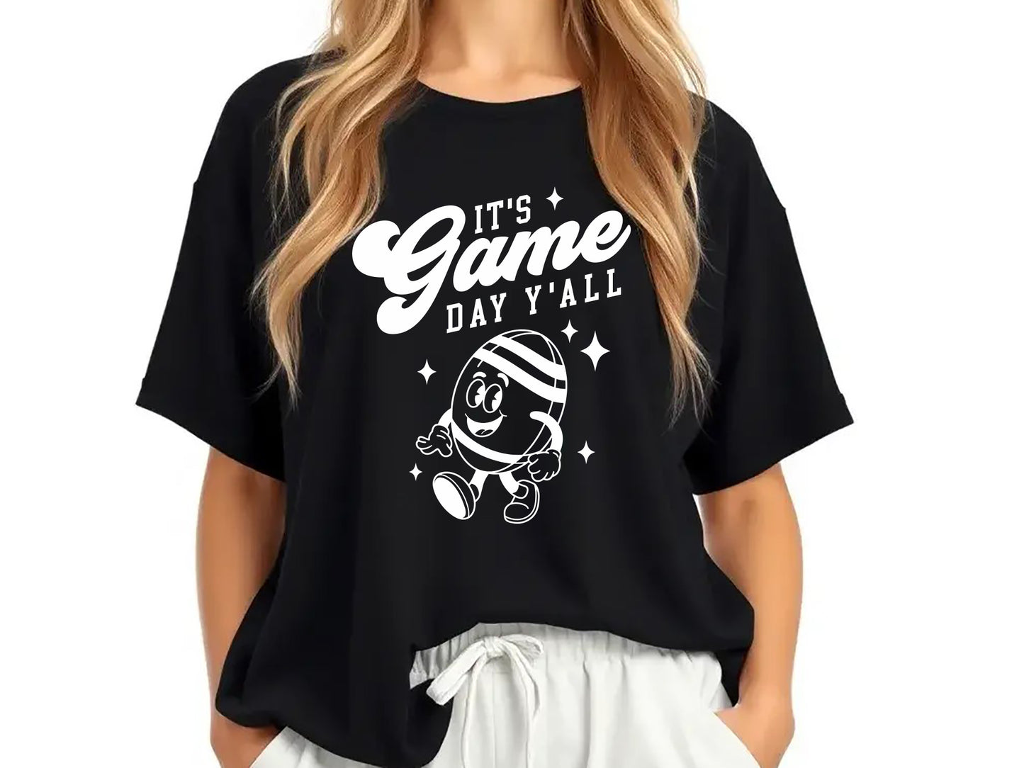 It's Game Day Y'all - Retro Football SVG Craft