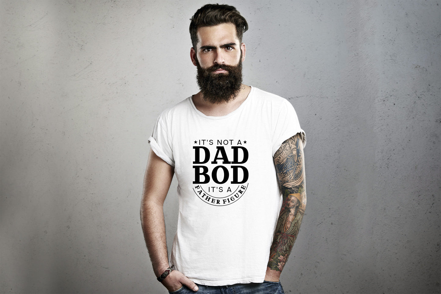 It's Not A Dad Bod It's A Father Figure SVG File