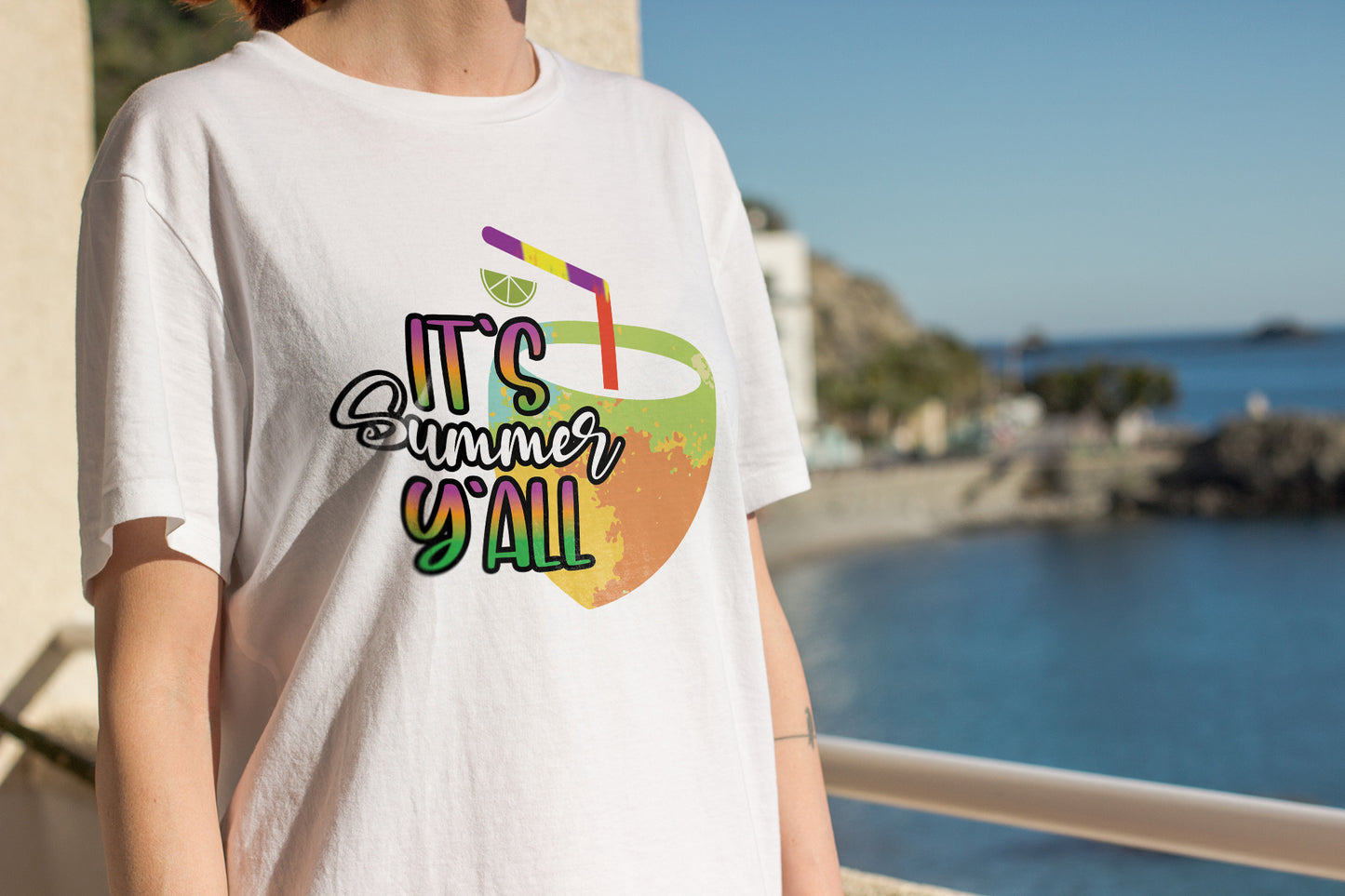 It's Summer Y'all Sublimation Design