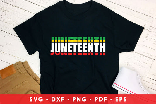 Juneteenth SVG, DXF, EPS, PNG, PDF Cut File