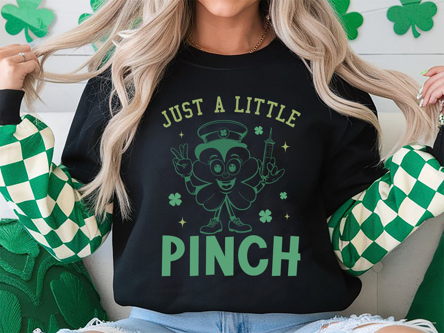 Just A Little Pinch, Cute St Patrick's Day SVG