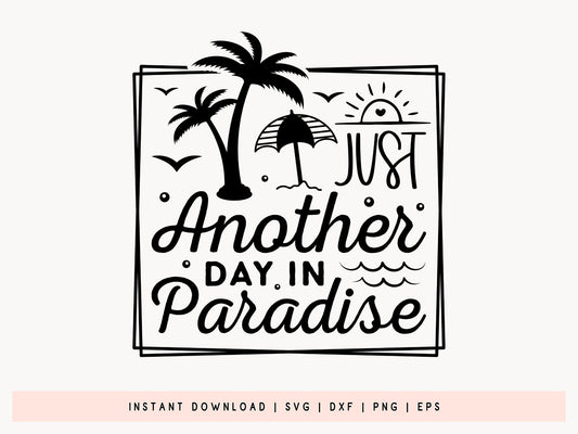 Just Another Day in Paradise, Beach SVG