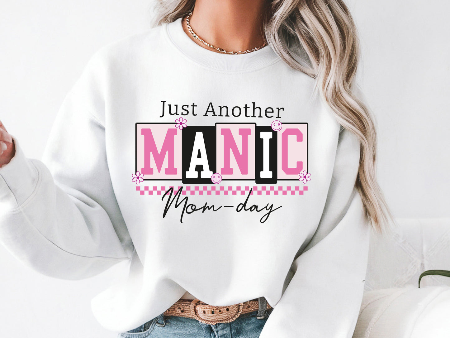 Just Another Manic Mom-Day Sublimation PNG