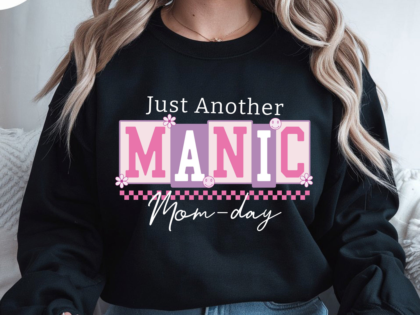 Just Another Manic Mom-Day Sublimation PNG