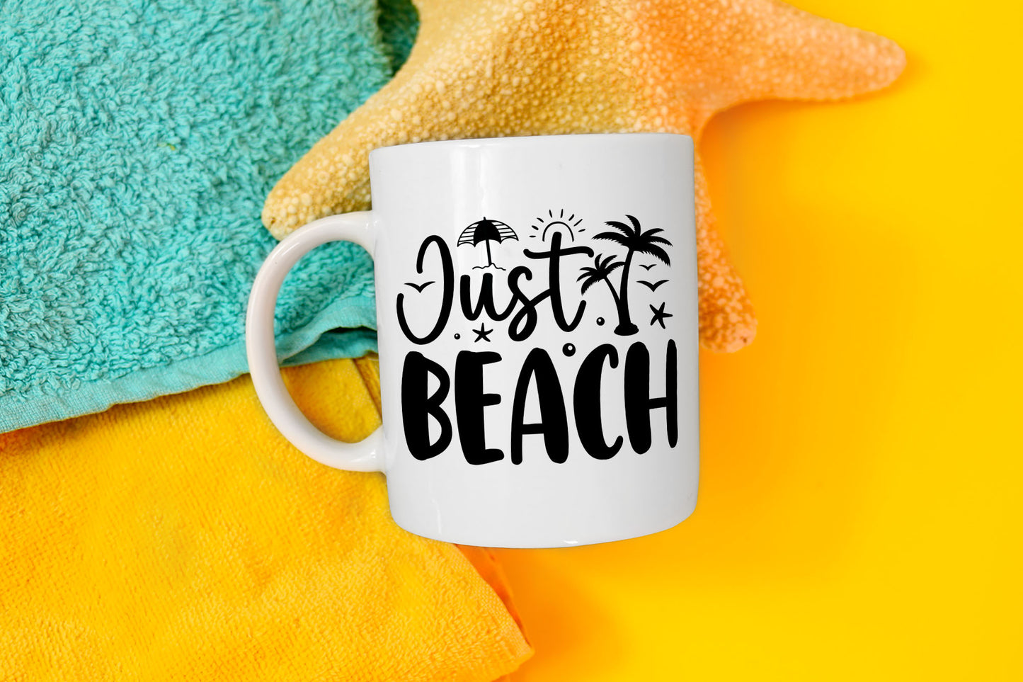 Just Beach SVG File for Cricut
