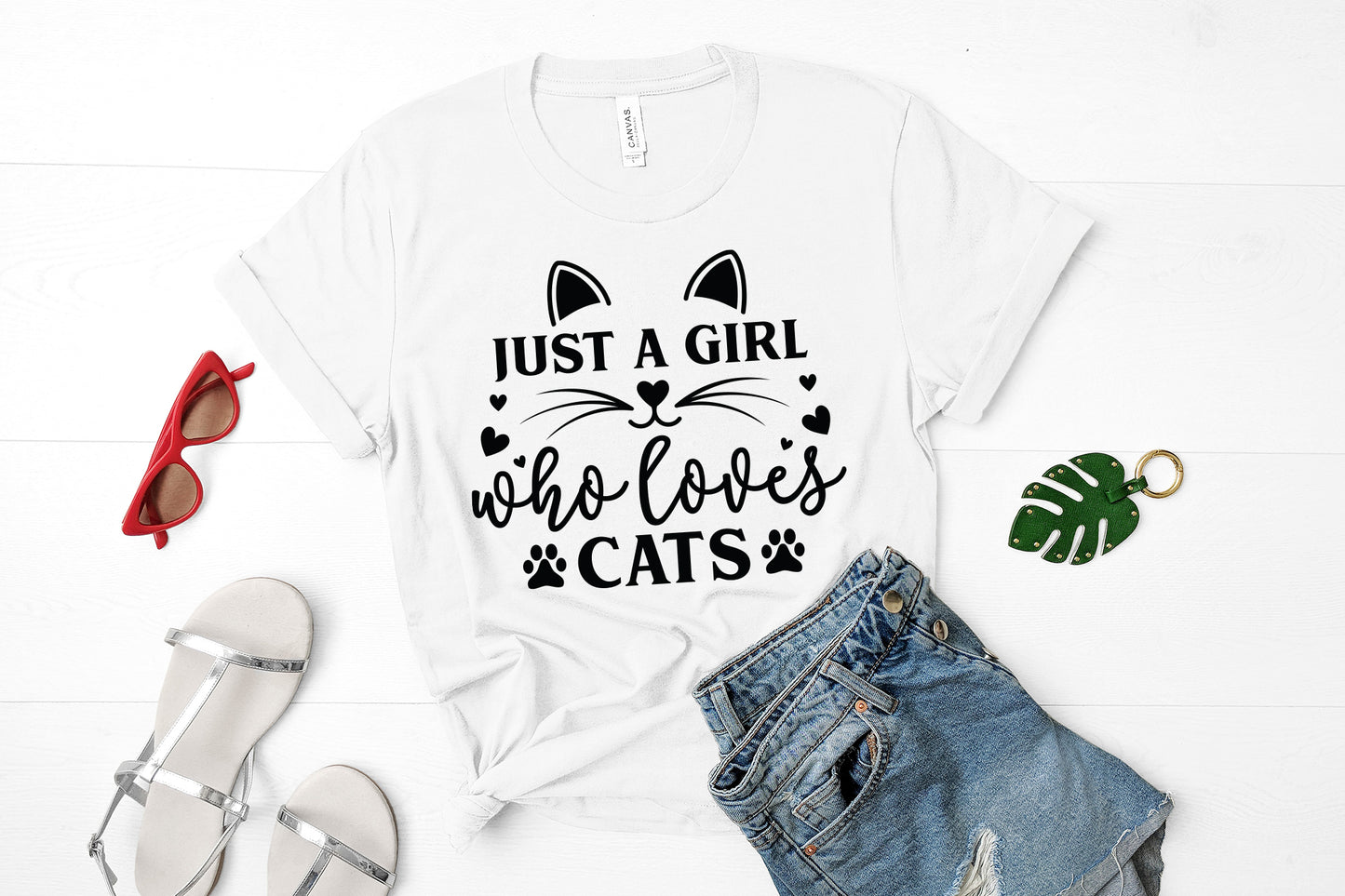 Just a Girl Who Loves Cats SVG File