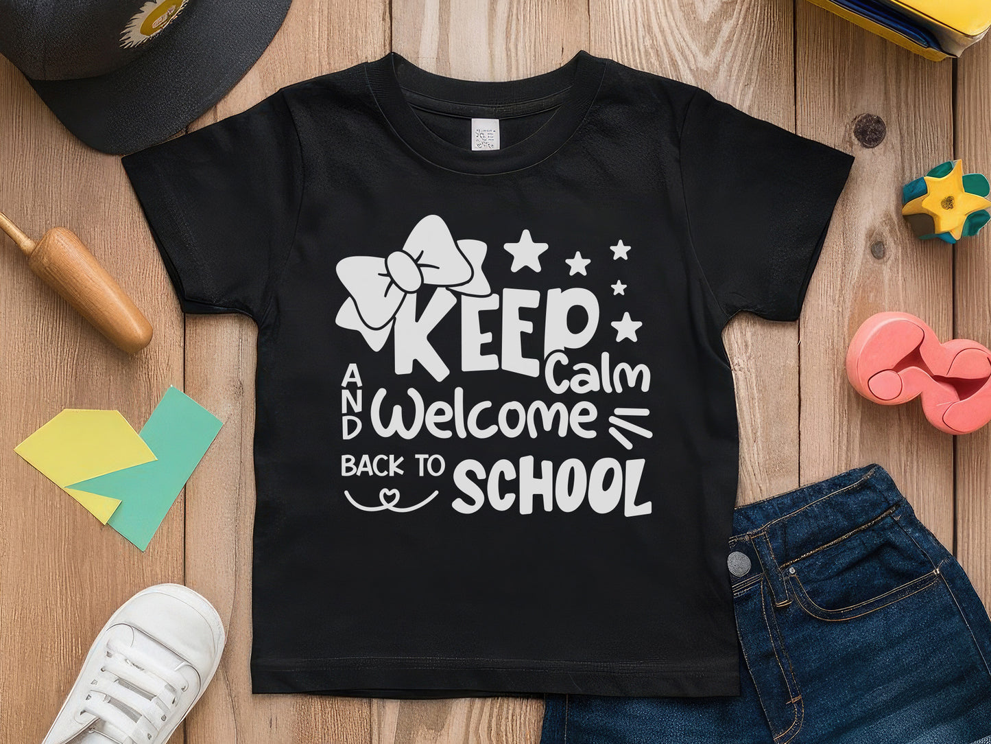 Keep Calm and Welcome Back to School SVG