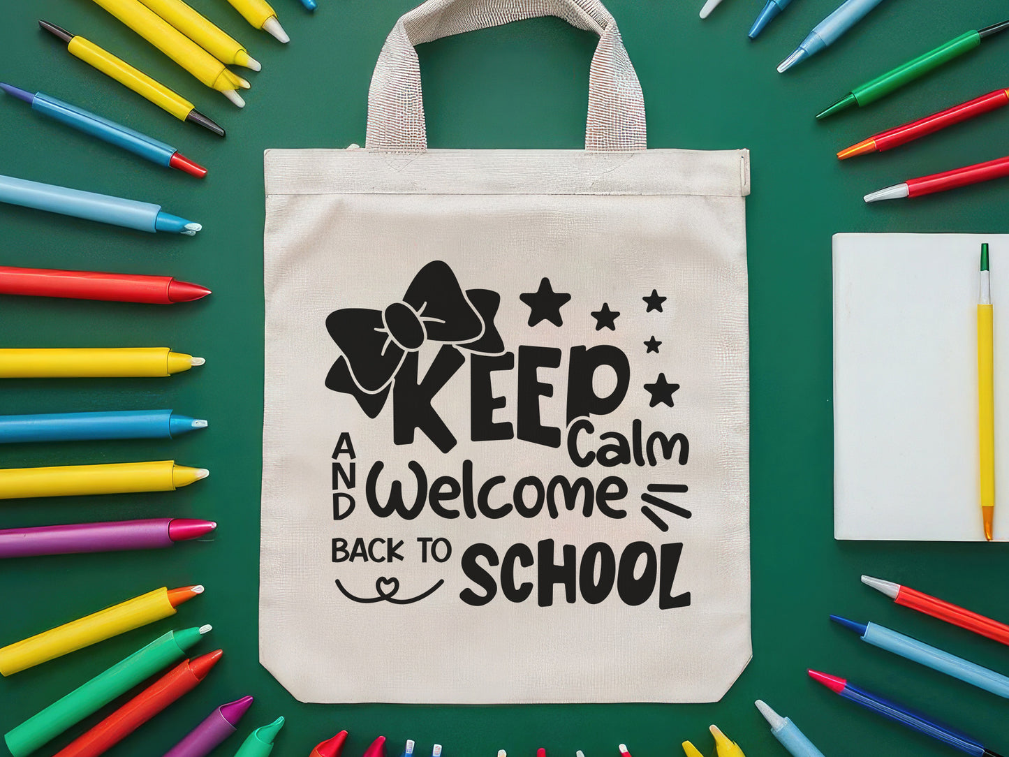 Keep Calm and Welcome Back to School SVG