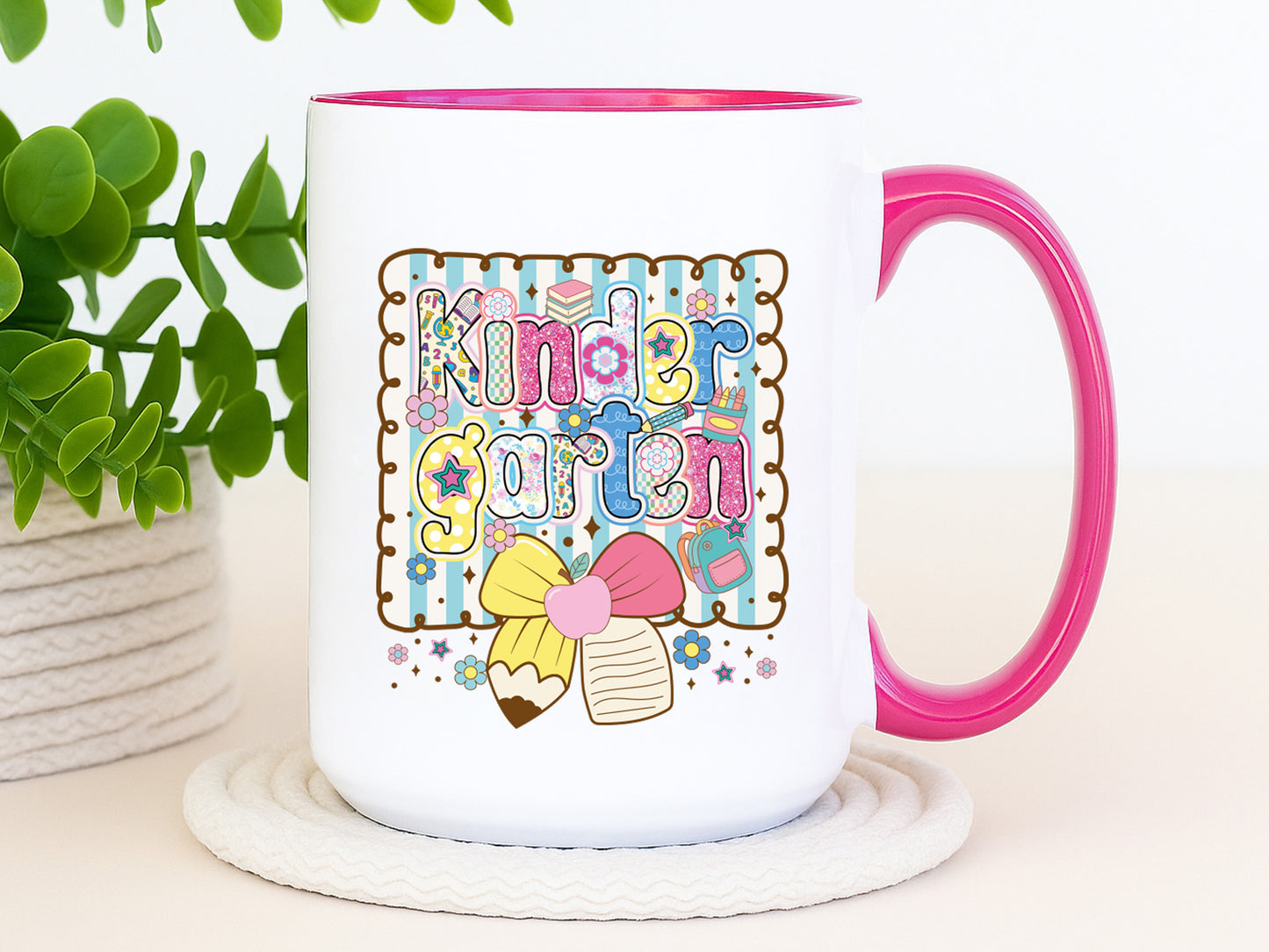 Kindergarten, Preppy Back to School PNG Sublimation