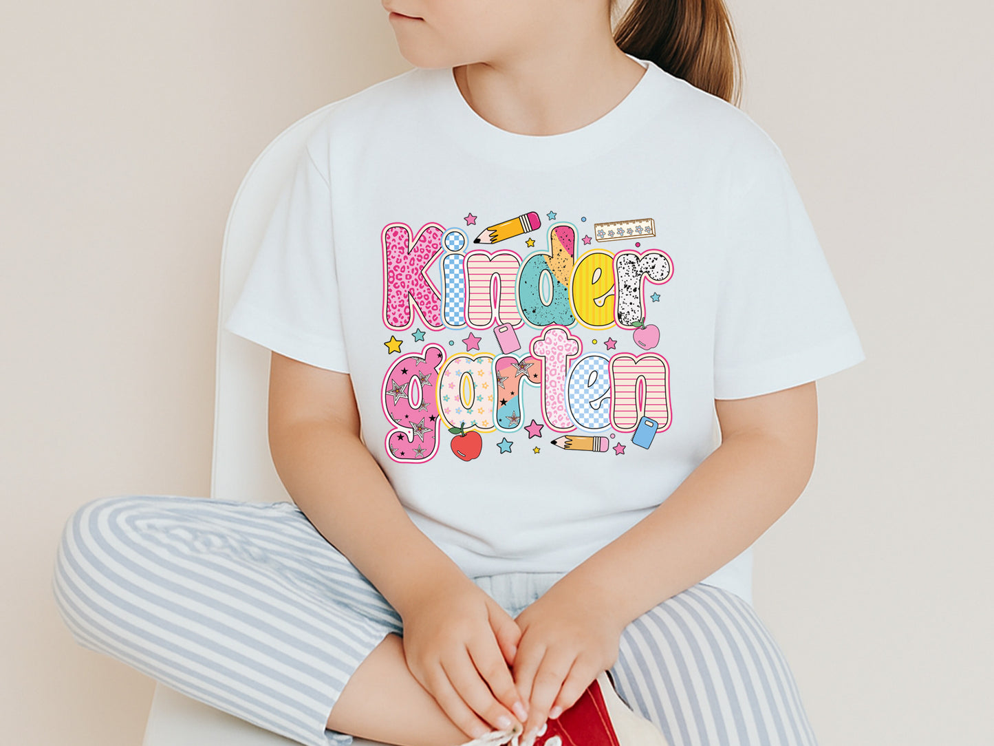 Kindergarten, Preppy Back to School Sublimation