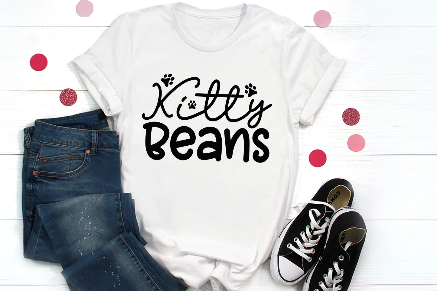 Kitty Beans, Cat SVG for Cricut Maker