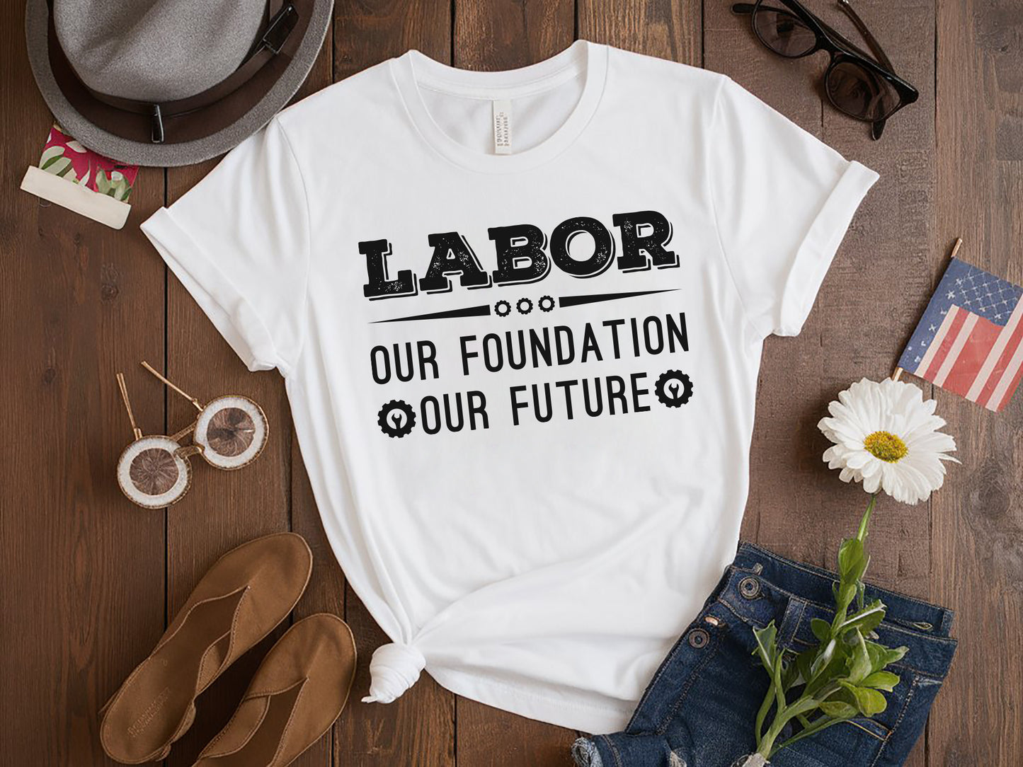 Labor Our Foundation Our Future SVG Cricut
