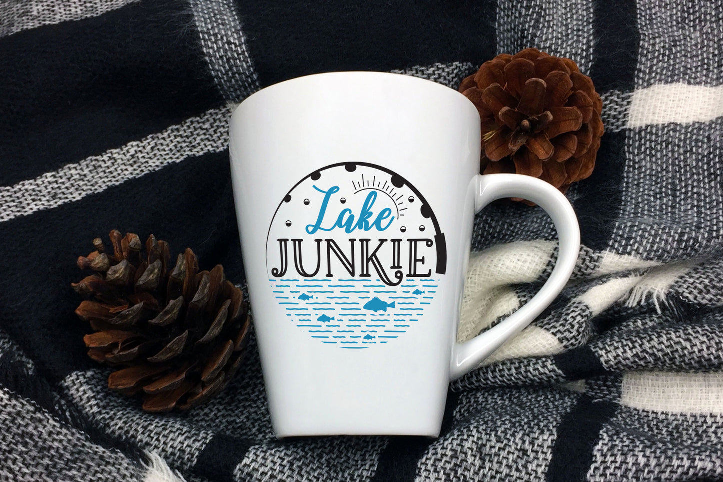 Lake Junkie, Fishing Pole and Fish SVG