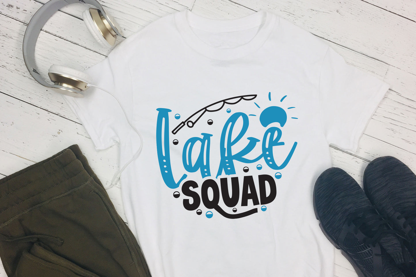 Lake Squad, Fishing Saying SVG