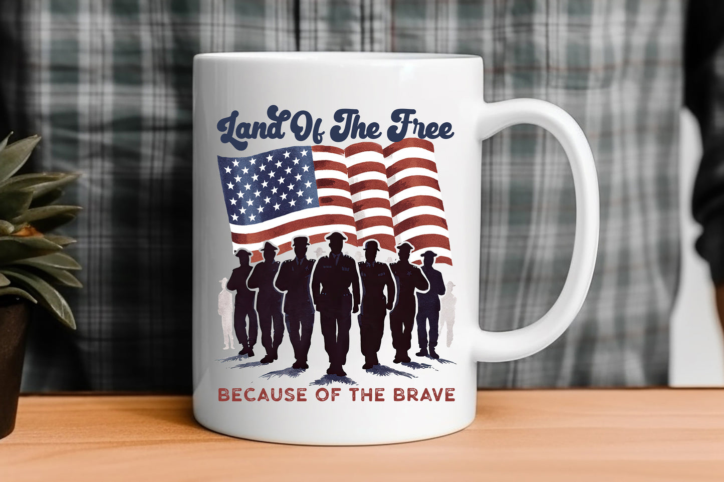 Land of the Free Because of the Brave Sublimation