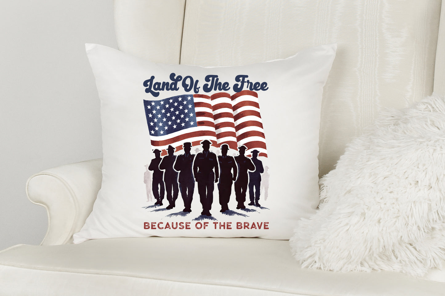 Land of the Free Because of the Brave Sublimation
