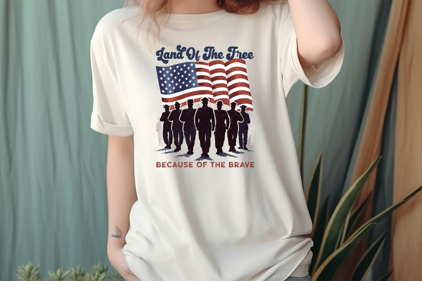Land of the Free Because of the Brave Sublimation