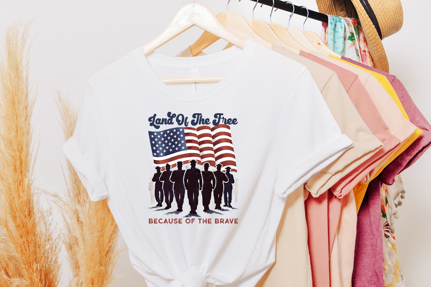 Land of the Free Because of the Brave Sublimation