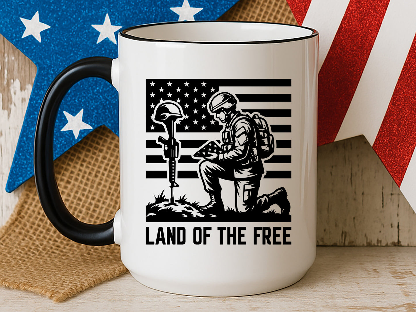 Land of the Free, USA 250th SVG File