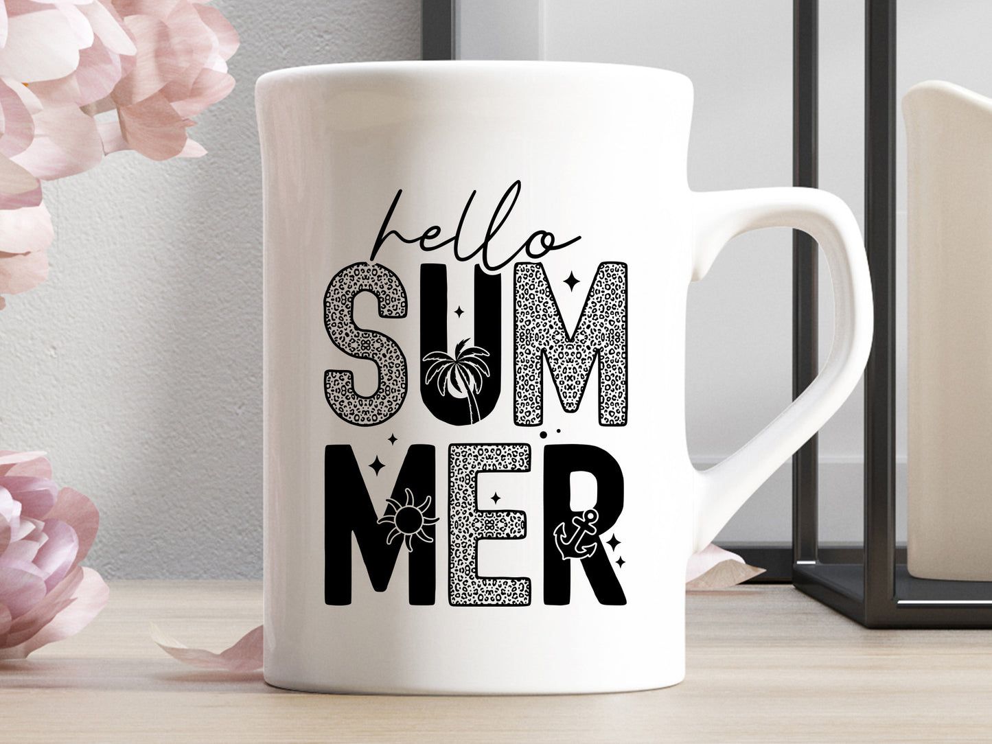 Leopard Hello Summer SVG Cutting File