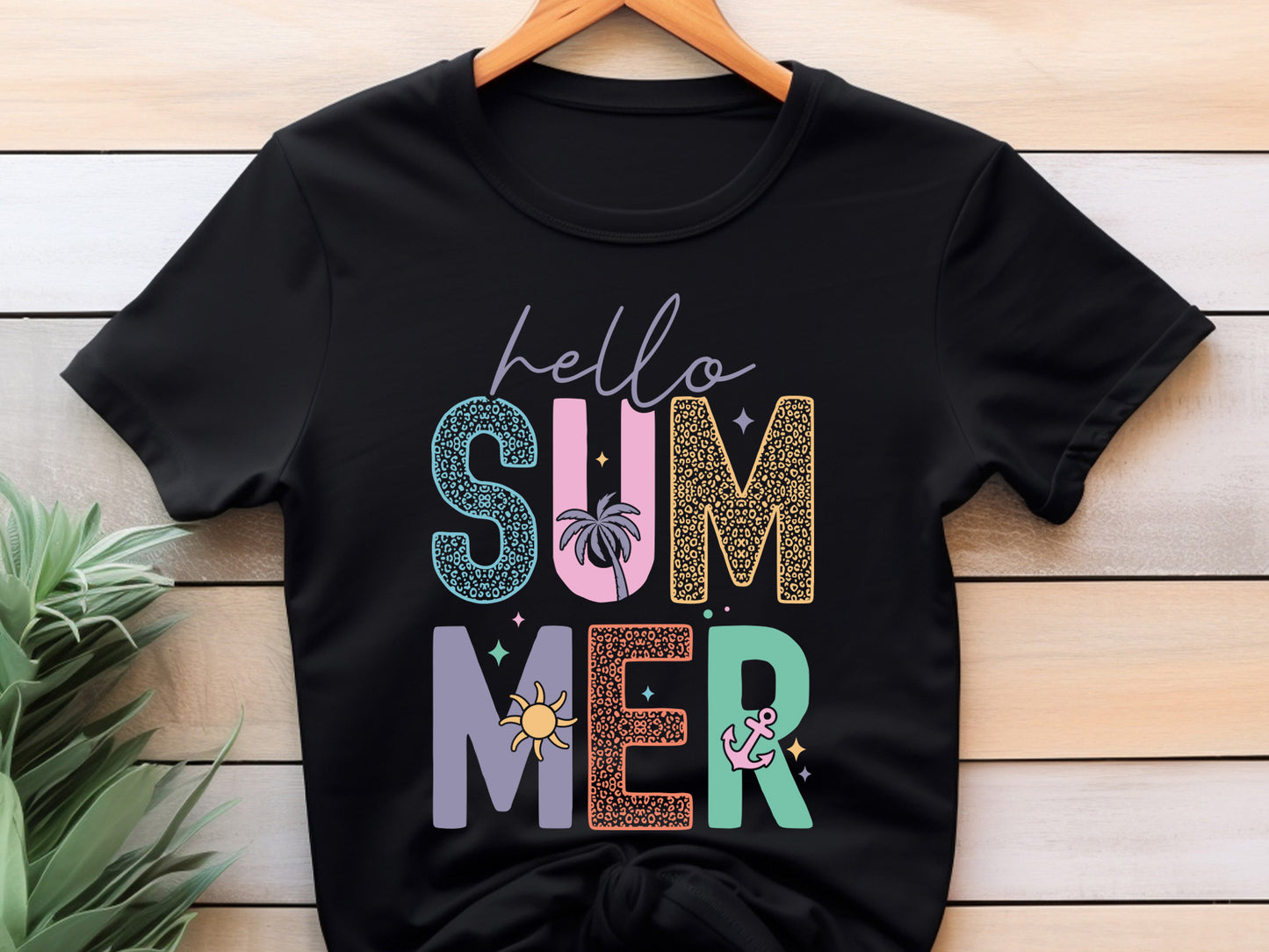 Leopard Hello Summer SVG Cutting File