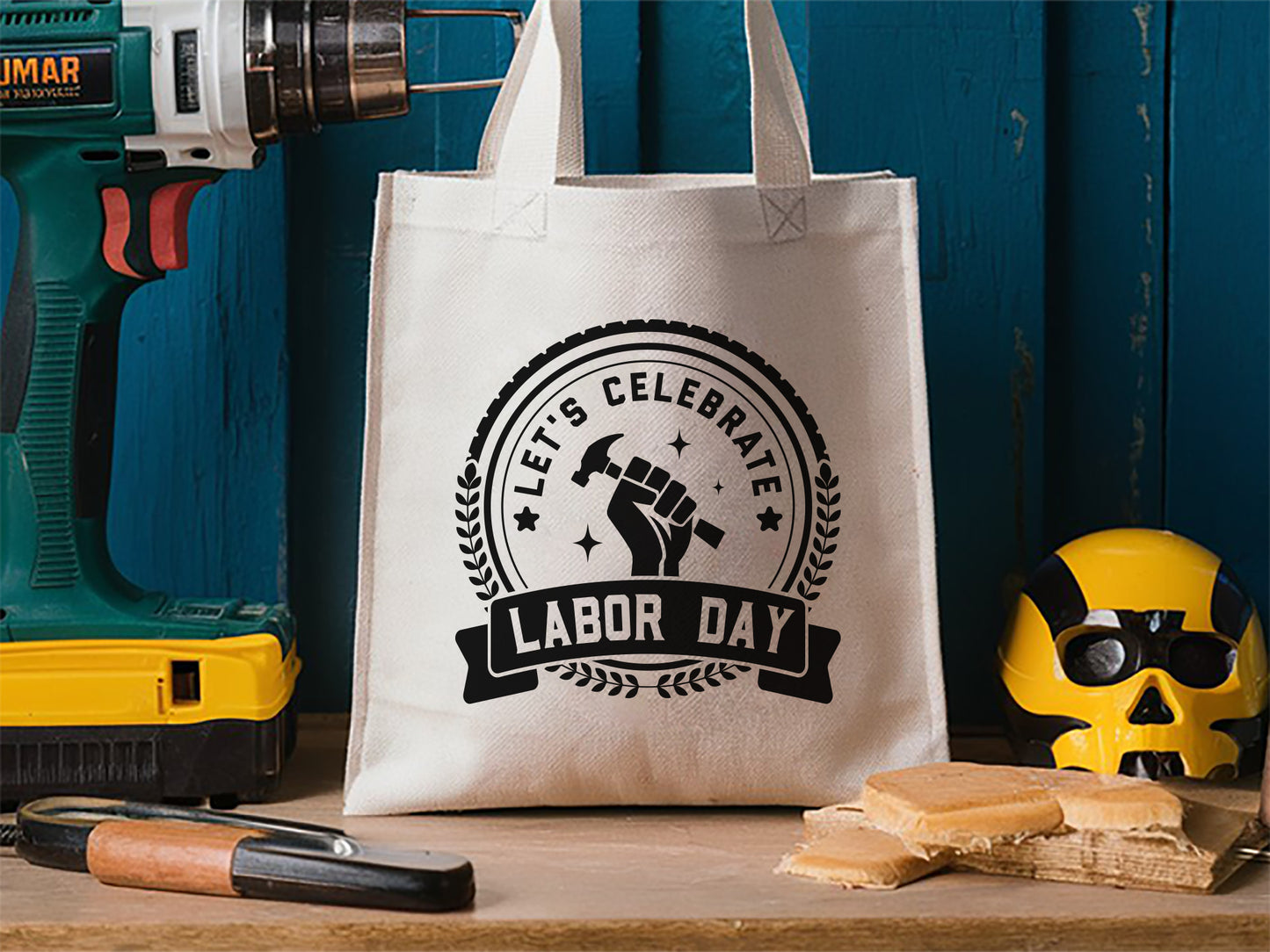 Let's Celebrate Labor Day SVG Cut File