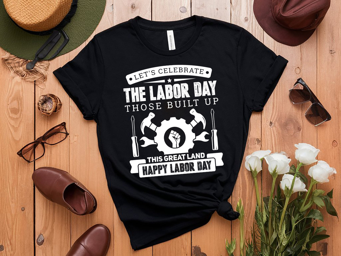 Let's Celebrate the Labor Day Design SVG