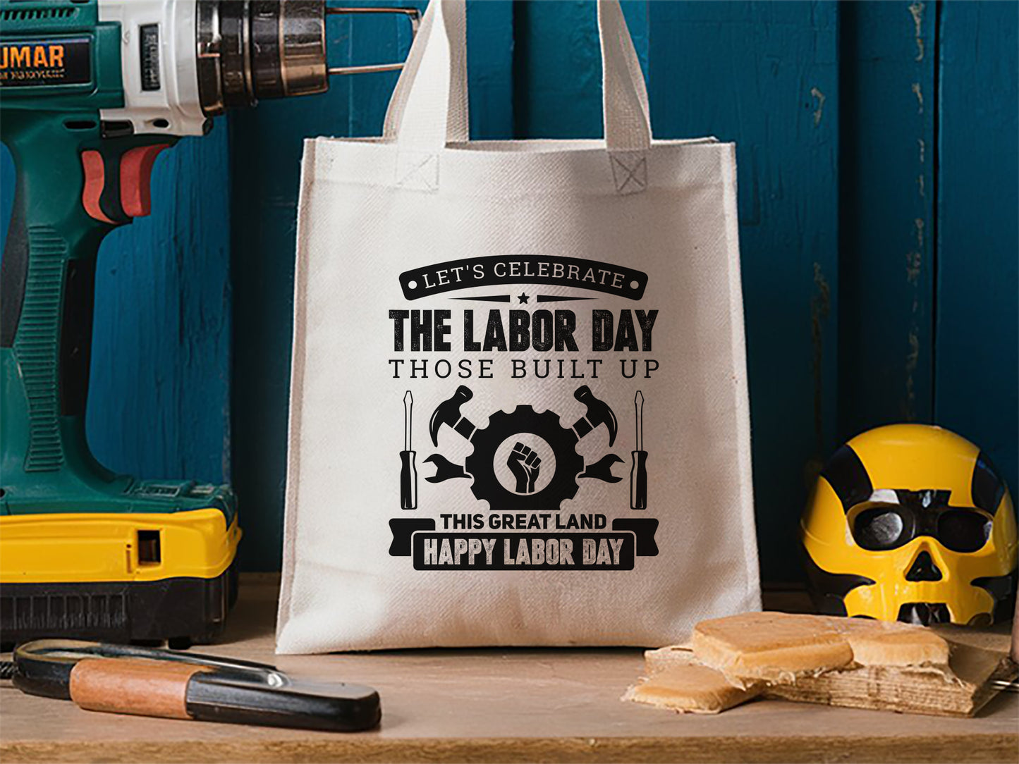 Let's Celebrate the Labor Day Design SVG