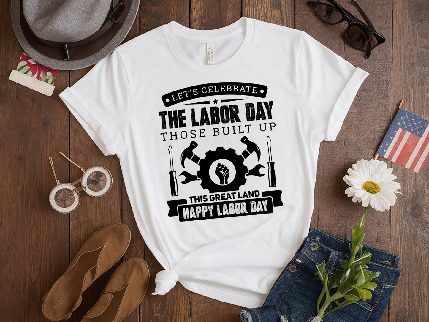 Let's Celebrate the Labor Day Design SVG