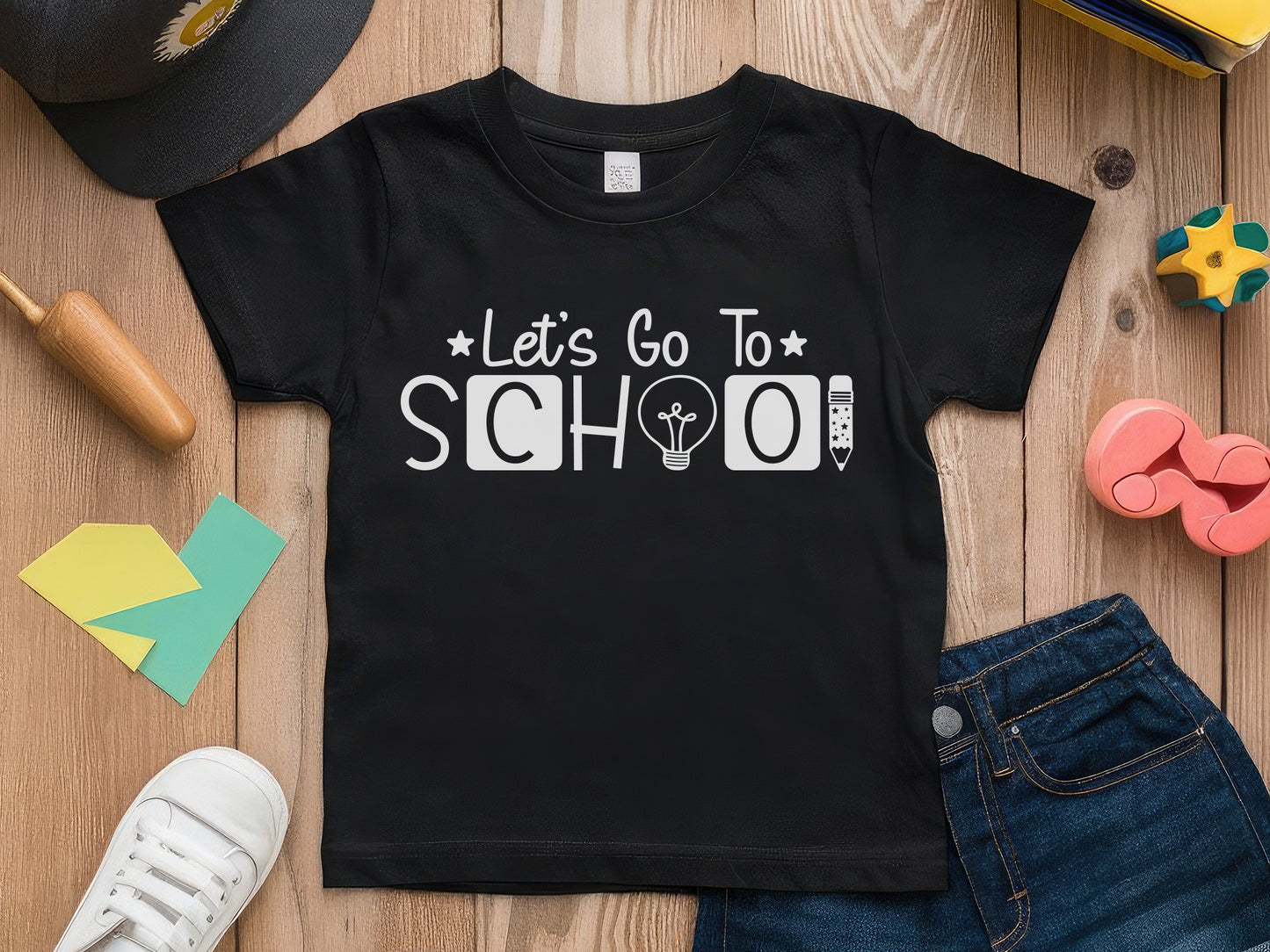 Let's Go to School, Back to School SVG File